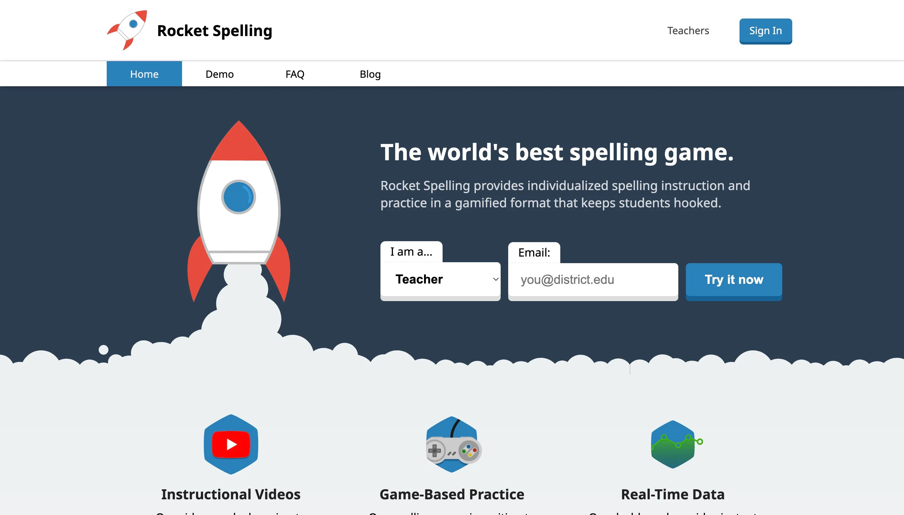 Rocket Spelling screenshot