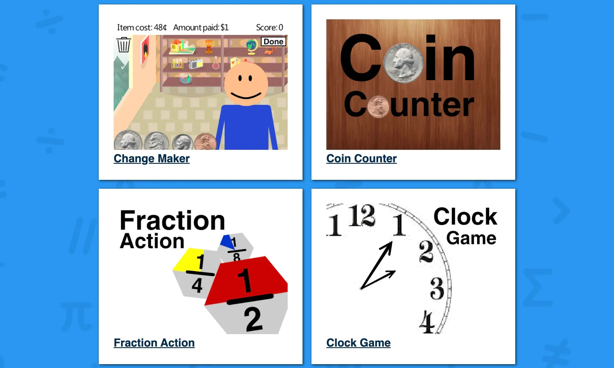 Third Grade Math Games screenshot